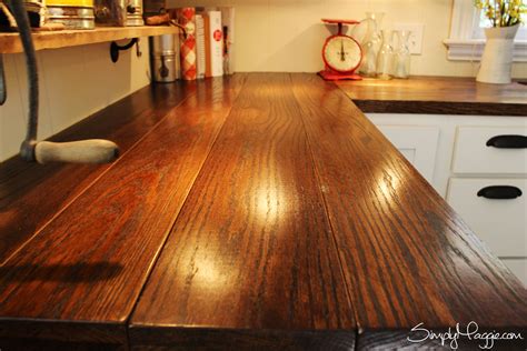 Diy wood plank kitchen countertops, plans childrens table and chairs ...