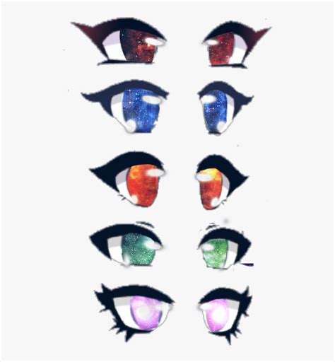 Galaxy Eye Base - Gacha Life Gacha Eyes, HD Png Download , Transparent ...