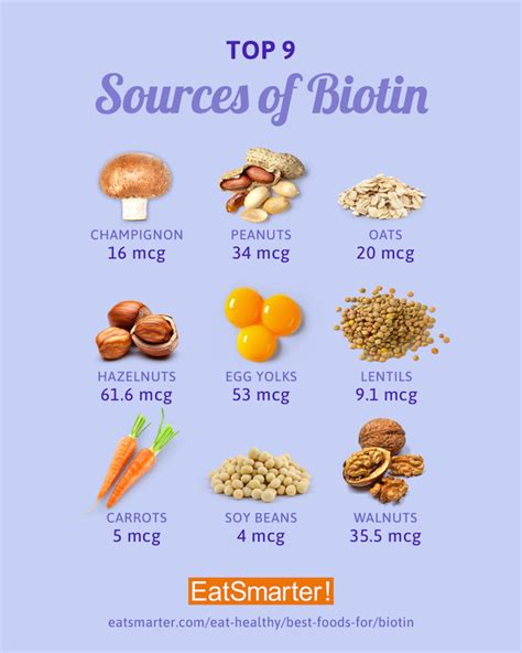 Top 9 Sources of Biotin | Eat Smarter USA