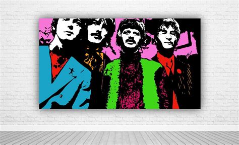 Beatles Band Members Pop Art Canvas Wall Art | Etsy | Etsy wall art ...