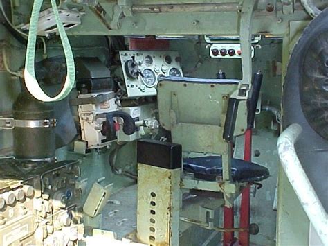 M113 interior- driver's station w/ IR periscope Us Armor, Armoured Personnel Carrier, Vietnam ...