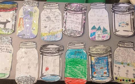 The BFG dream jars: writing and art project. Mason Jar Image, Mason Jars, Marvellous Me ...