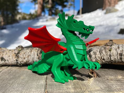 Dragon Classic With Red Wings Castle Dragon Knights LEGO® | Etsy