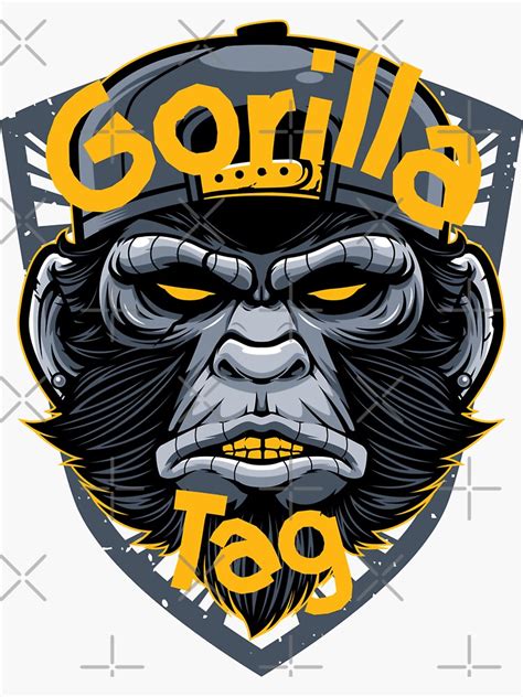 "Gorilla Tag Pfp Maker Monkey" Sticker by surajitm | Redbubble