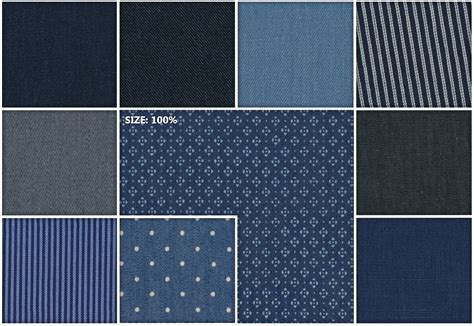 Jeans - Seamless Patterns 2D Graphics Merchant Resources romawka