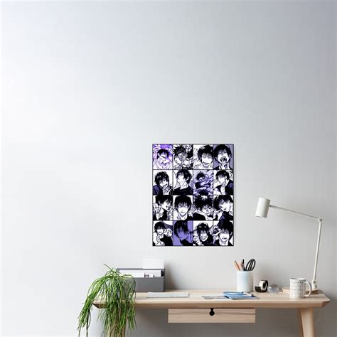 "Toji Fushiguro jujutsu kaisen manga panels collage " Poster for Sale by Angellinx3 | Redbubble