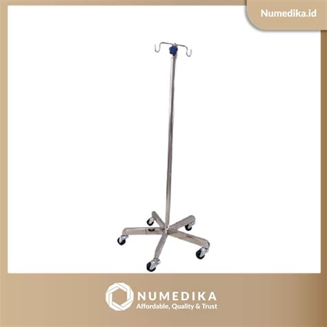 Tiang Infus MIRAII Stainless Steel Kaki 5