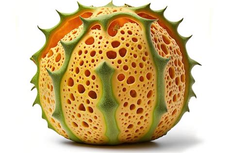 Premium AI Image | A jelly melon or an African horned melon also known