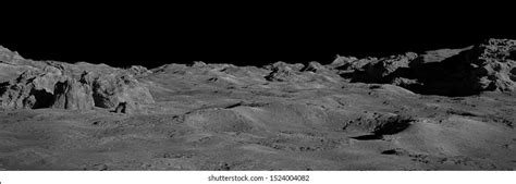 Moon Surface Lunar Landscape 3d Space Stock Illustration 1524004082 | Shutterstock