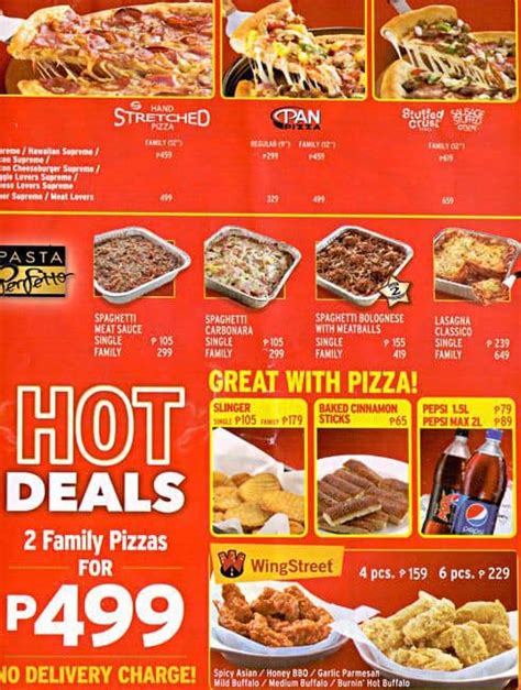 Pizza Hut Menu, Menu for Pizza Hut, San Isidro, Taytay - Zomato Philippines