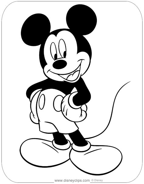 Mickey mouse coloring pages - barslader