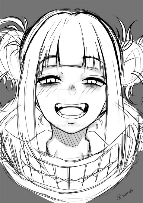 Toga Himiko sketch3 by R-a-R-a on DeviantArt