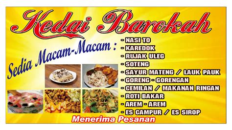 42 Desain Spanduk Rumah Makan Cdr Images To Pdf - IMAGESEE