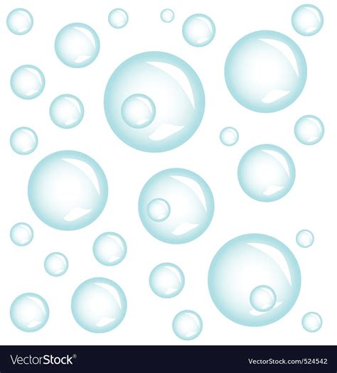 Blue bubbles Royalty Free Vector Image - VectorStock