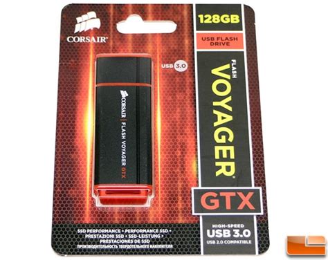 Corsair Flash Voyager GTX 128GB USB 3.0 Flash Drive Review - Legit Reviews