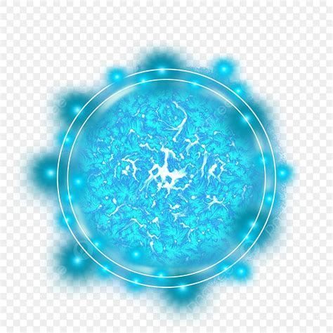 Sci Fi Game PNG Image, Blue Light Effect Sci Fi Round Frame Game Shining Circle, Abstract, Light ...