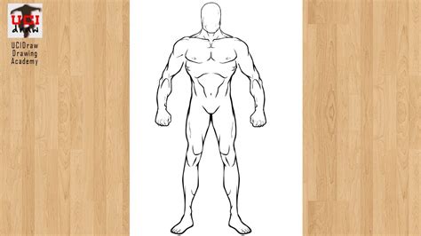 Man Sketch Drawing Full Body - img-user