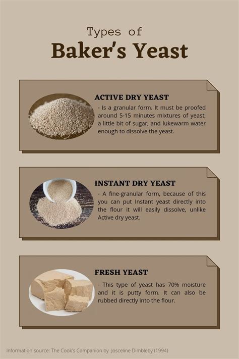 3 Types of Baker's Yeast | Bakers yeast, Yeast, Instant yeast