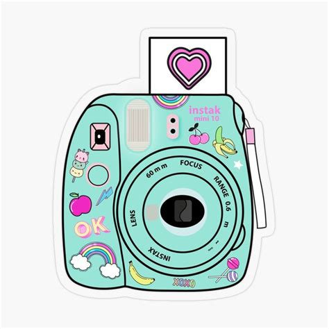 INSTANT CAMERA Sticker by sherri-lee in 2022 | Happy stickers, Cute laptop stickers, Cool stickers