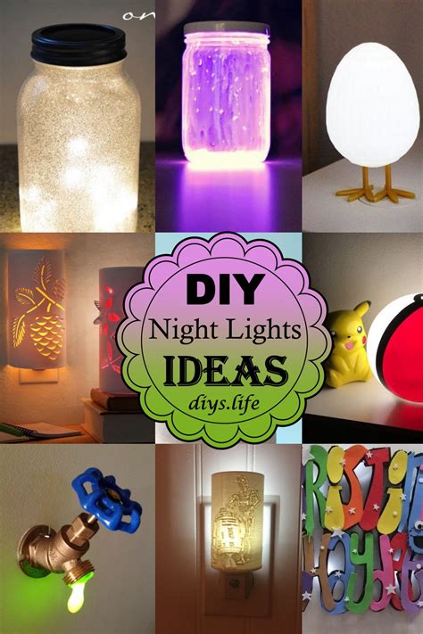 25 DIY Night Light Ideas To Glow Your Nights - DIYS