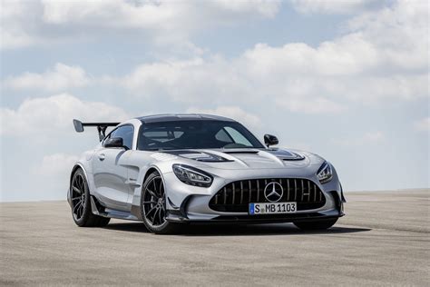 The Mercedes-AMG GT Black Series boasts more wing and horsepower than you can shake a schnitzel ...