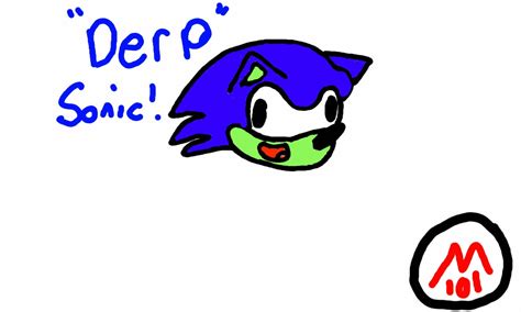 Derp Sonic by Mario-Evolution on DeviantArt