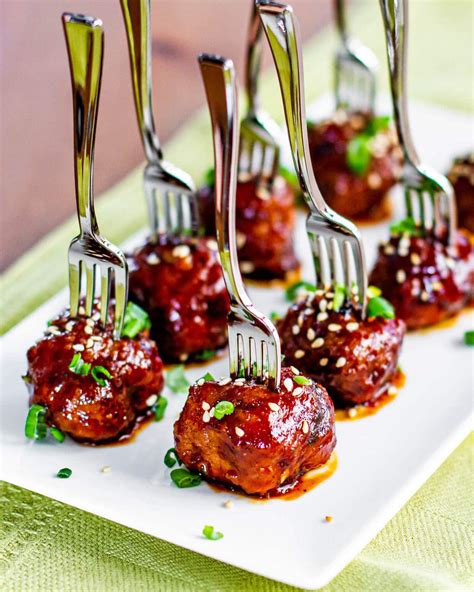 Crockpot Asian Meatballs - Jo Cooks