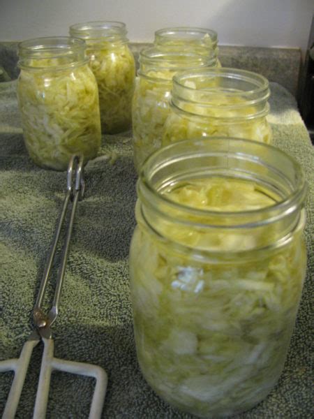 Canning Sauerkraut - Country Life in BC