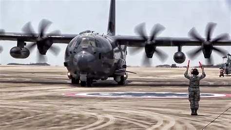 First AC-130J Ghostrider Gunship Arrives At Hurlburt Field - YouTube