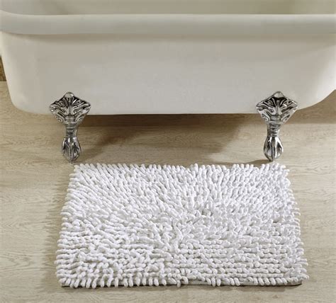 Better Trends Loopy Chenille Tufted Bath Mat Rug 100% Cotton, 24 ...