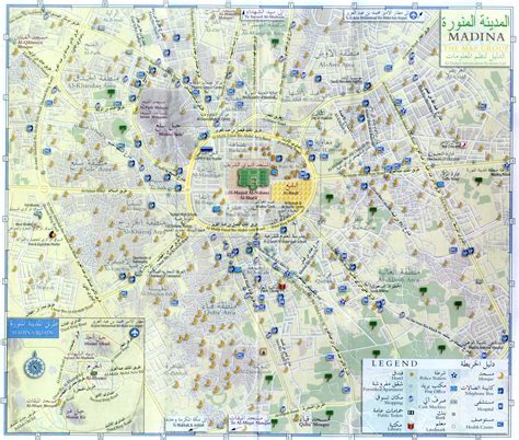 Medina Map - Saudi Arabia