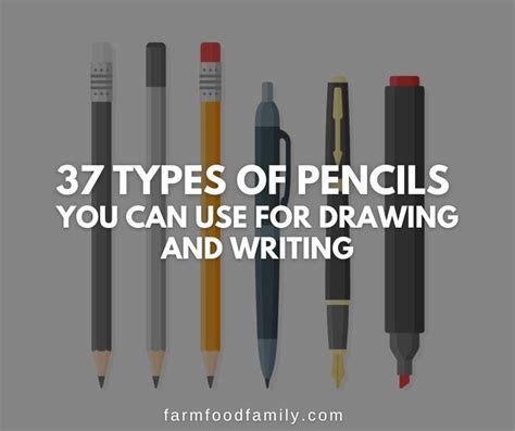 Discover 145+ different types of drawing pencils latest - vietkidsiq.edu.vn