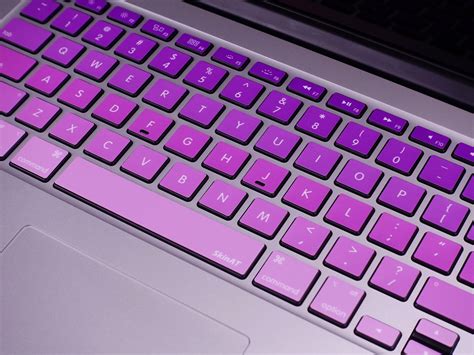 Changing Purple Keyboard Stickers Laptop Keyboard Cover Vinyl | Etsy