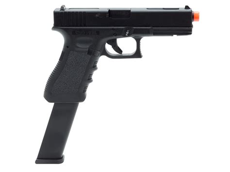 GLOCK G18C Gen3 GBB Airsoft Pistol, Extended Mag | Airgun Depot