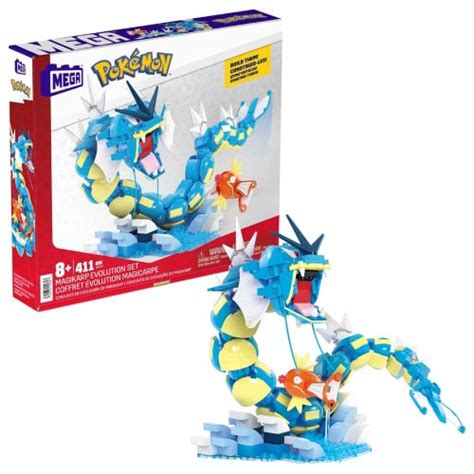 MEGA Bloks Pokemon Magikarp Gyarados Karpador Evolution Set [HNT95] - PS Enterprise Gameshop