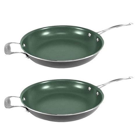 Orgreenic Ceramic Green Non Stick Frying Pan - 12 Inch (Pack of 2) | eBay