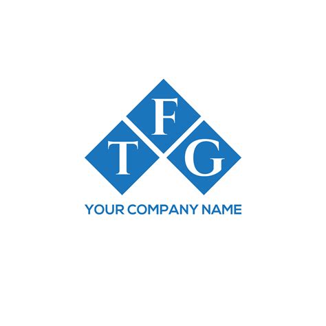 TFG letter logo design on WHITE background. TFG creative initials letter logo concept. TFG ...