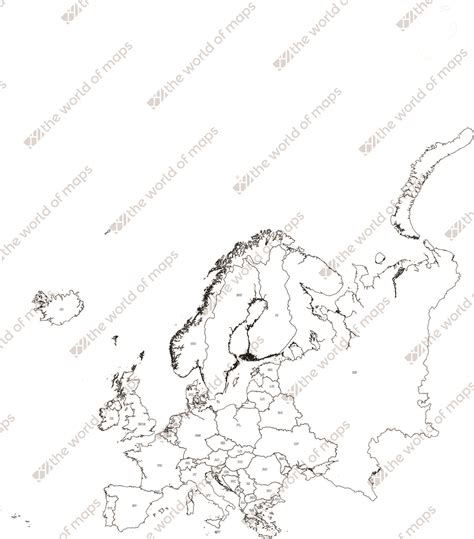 Europe Map Sketch at PaintingValley.com | Explore collection of Europe ...