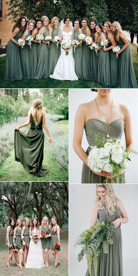 30+ Gorgeous Olive Green Wedding Color Ideas for 2019 Trends - EmmaLovesWeddings