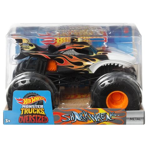 Hot Wheels Monster Trucks 1:24 Scale 2023 Mix 3 Vehicle Case of 4