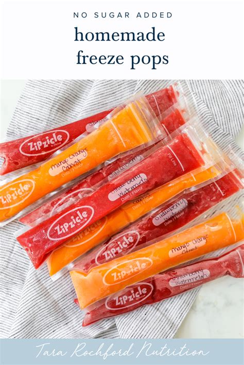 Homemade Freeze Pops - Tara Rochford Nutrition