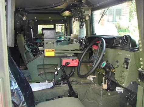 Military humvee interior photos