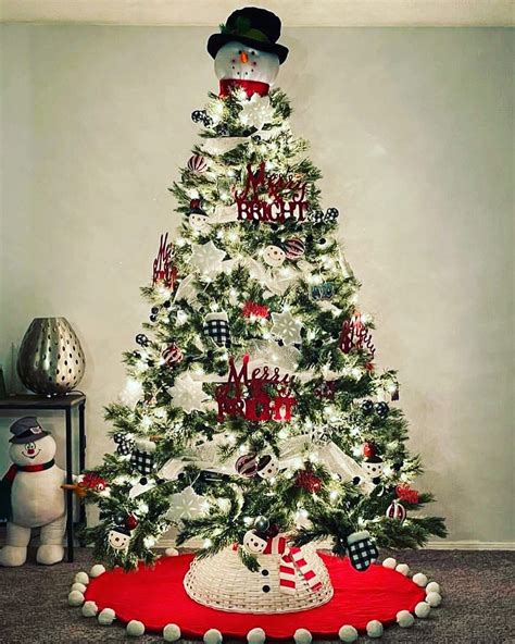 23+ Snowman Christmas Tree Ideas Your Kids Will Love