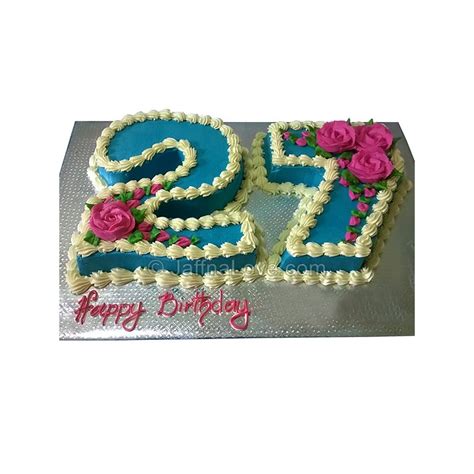 27th Birthday Cake - JaffnaLove.com