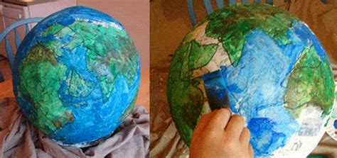 DIY Paper Mache Globe - Trash Free Hawaii