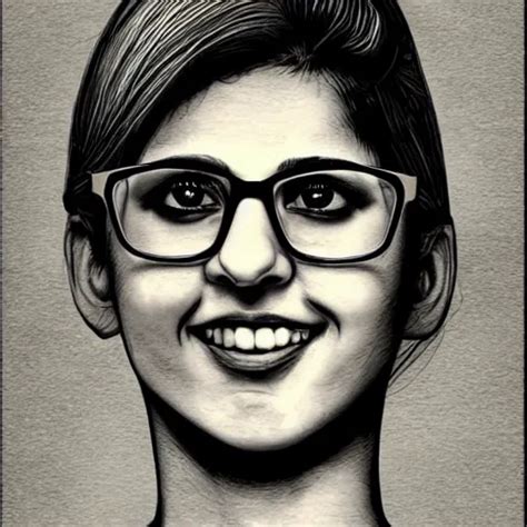 a nerdy young woman from hyderabad with big glasses, | Stable Diffusion | OpenArt