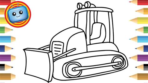 Bulldozer Drawing at GetDrawings | Free download