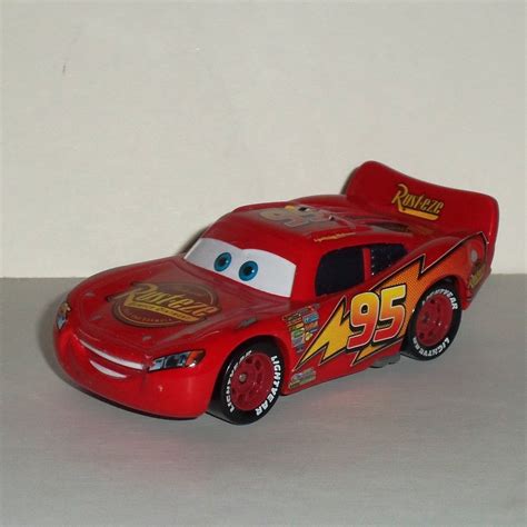 Disney Pixar Cars Lightning McQueen Diecast Car Mattel Loose Used