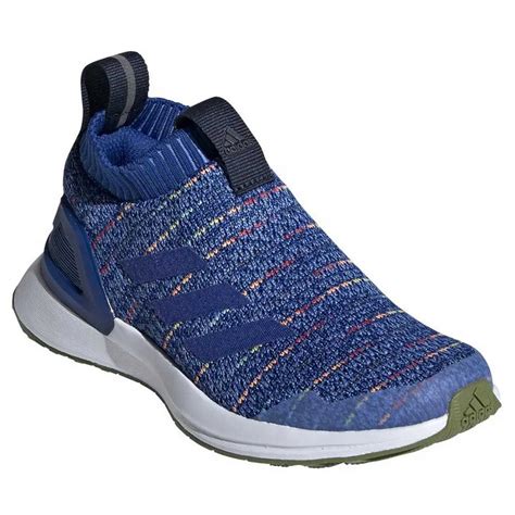 adidas Rapidarun Laceless Knit Children Running Shoes Blue, Runnerinn