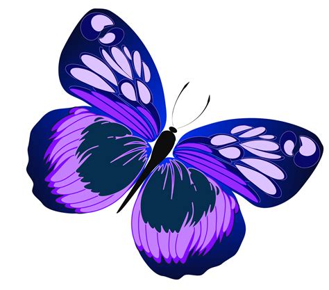 purple butterfly clipart - Clip Art Library